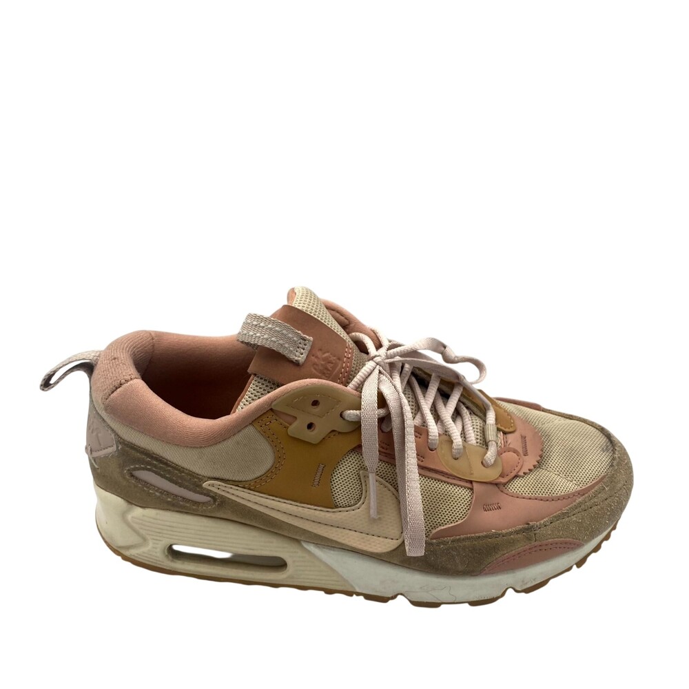 Nike Air Max 90 Futura DM9922-100 Womens 7 Sneaker Brown Sanddrift Running Shoes